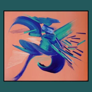 peinture abstraite beige Metamorphose évolutive et vibrante par Martine Belfodil