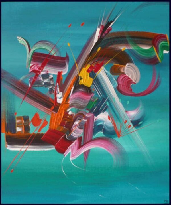 peinture-abstraite-fusion-martine-belfodil Fusion – peinture abstraite harmonieuse aux couleurs fusionnées par Martine Belfodil