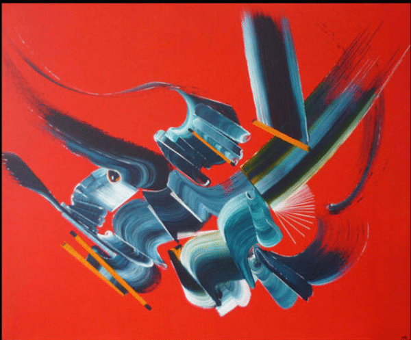 peinture-abstraite-rebellion-martine-belfodil Rébellion – peinture abstraite puissante et contrastée par Martine Belfodil