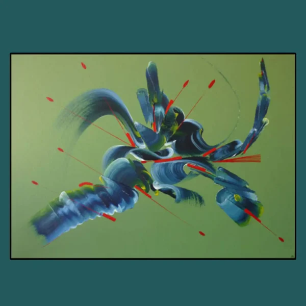 peinture-abstraite-vert-Souvenirs-lointains-martine-belfodil peinture abstraite vert Souvenirs lointains de Martine Belfodil intitulé Souvenirs lointains, aux couleurs harmonieuses et évocatrices.