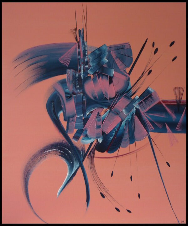 peinture-abstraite-vibration-martine-belfodil Vibration – peinture abstraite rythmée et dynamique par Martine Belfodil
