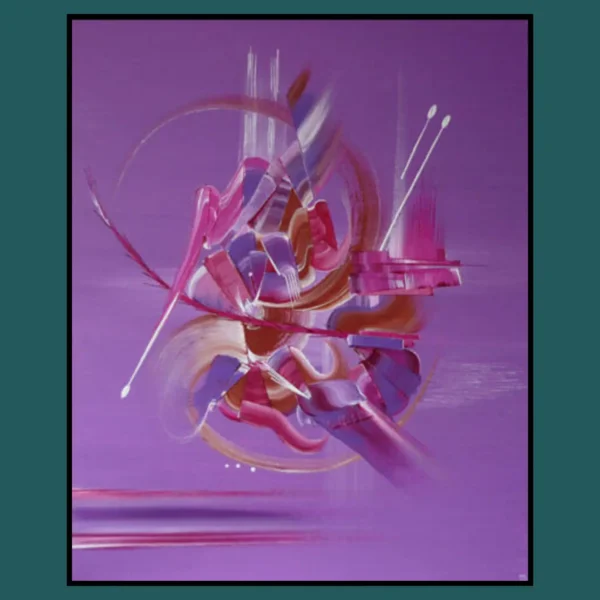 peinture-abstraite-violet-Espérance-martine-belfodil Espérance – peinture abstraite-violet-Martine Belfodil, tons lumineux et apaisants, décoration intérieure originale