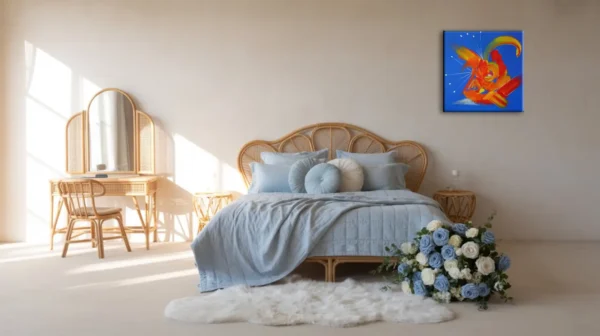 peinture contemporaire Ballade bleue peinture-contemporaire-Ballade-bleue