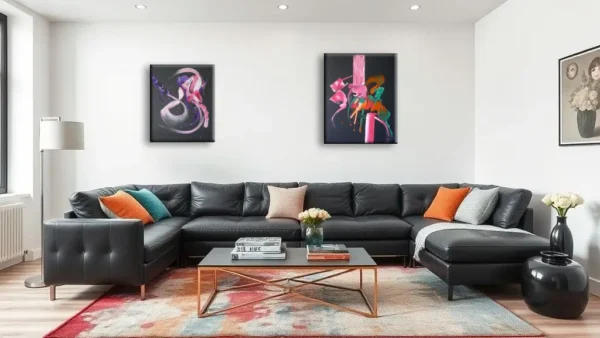 tableau moderne Etreinte musicale tableau-moderne-Etreinte-musicale