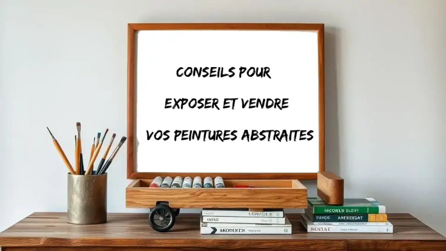 Conseils pour exposer et vendre ses peintures abstraites, guide pratique de Martine Belfodil pour artistes contemporains.