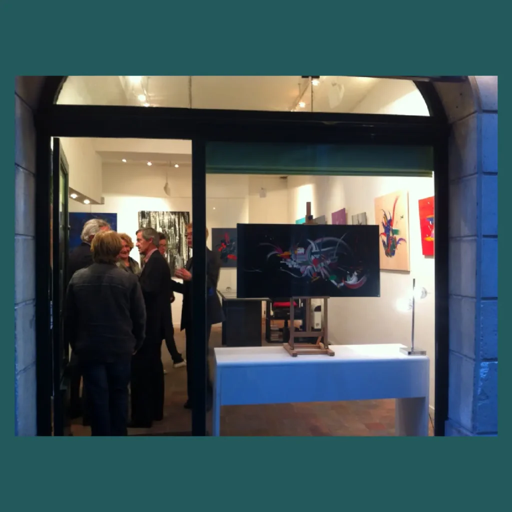 Exposition de peinture abstraite contemporaine à la Galerie Armonti à Paris