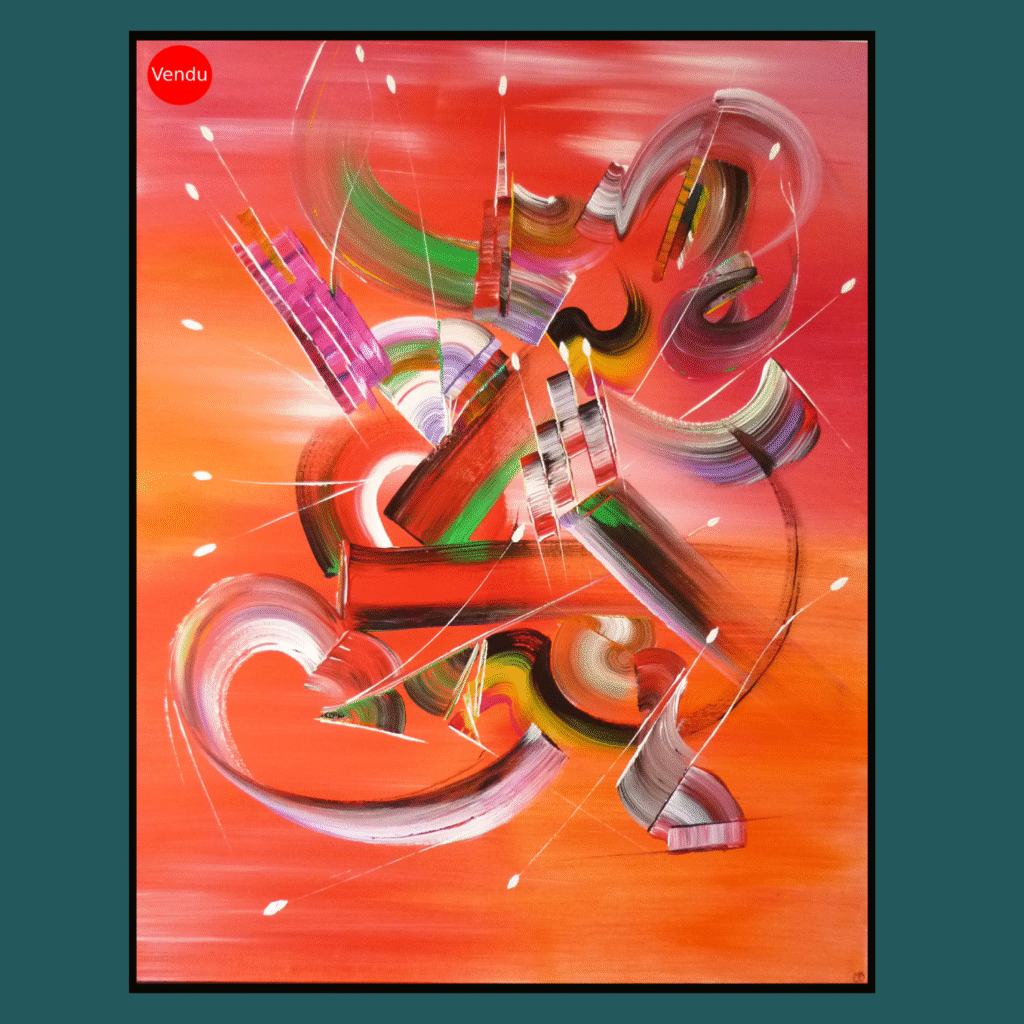 peinture-abstraite-orange-Transparence.